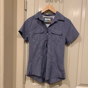 Magellan Outdoors Blue Button Down Shirt